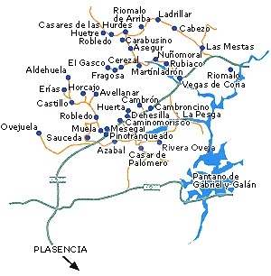 Entre las Hurdes y el Norte del Alagón