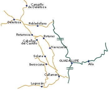 Desde Guadalupe por las Villuercas