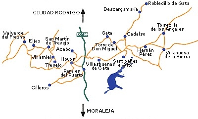 Plano de la ruta