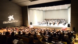 concierto solidario de navidad con la Obra Social "la Caixa"