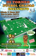 III TORNEO DE FÚTBOL CHAPAS INCLUSIVO