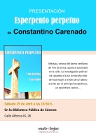 Esperpento perpetuo Presentación de libro