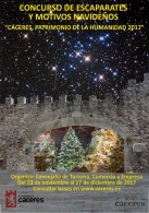 CONCURSO DE ESCAPARATES Y MOTIVOS NAVIDEÑOS “CACERES, PATRIMONIO DE LA HUMANIDAD 2017”.