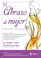 III Abrazo de Mujer: manantial de música y poemas. 8 de marzo Día Internacional de la Mujer