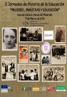Presentación de las II Jornadas sobre Historia de la Educación “Mujeres, Maestras y Educación”