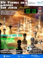 XIV TORNEO DE AJEDREZ SAN JORGE