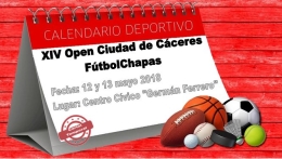 XIV OPEN CIUDAD DE CÁCERES FÚTBOLCHAPAS