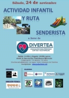 actividad infantil y ruta senderista a favor de DIVERTEA