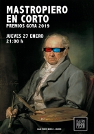 Mastropiero en Corto  "Premios Goya  2019"