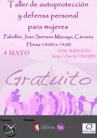 Taller de autoprotección y defensa personal para mujeres.