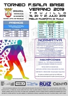 Torneo futbol sala base verano 2019