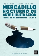 Mercadillo Nocturno de Arte e Ilustración.