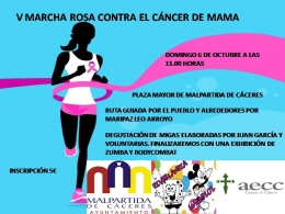 V MARCHA ROSA CONTRA EL CÁNCER DE MAMA