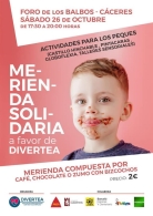 Merienda Solidaria a favor de Divertea.