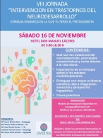 VIII Jornada "intervención en trastornos del neurodesarrollo"