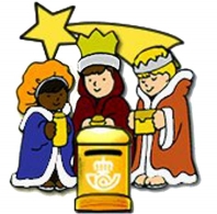 Recibimiento del cartero Real de SS.MM Los Reyes Magos de oriente