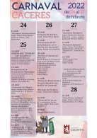 Agenda Carnaval de Cáceres