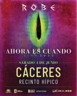 Robe estará el próximo sábado 4 de junio en Cáceres en la que ya se ha convertido en la gira más esperada del año