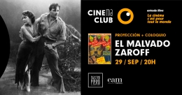 JUEVES CULTURALES CINEMA CLUB EL MALVADO ZAROFF