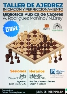 Taller de ajedrez: Iniciación y perfeccionamiento