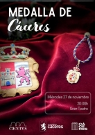 ACTO DE ENTREGA DE LA MEDALLA DE CÁCERES