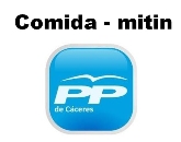Comida-mitin Partido Popular de Cáceres