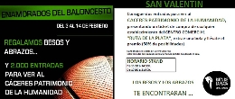 San Valentin con El Club de Baloncesto de Cáceres