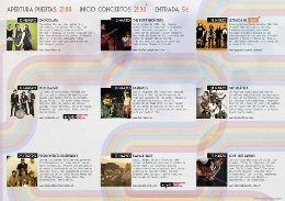 Programación Conciertos (Corral de la Cigüeña)