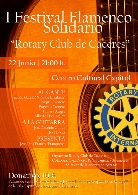 I Festival Flamenco Solidario "ROTARY CLUB DE CÁCERES"
