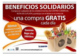 Sorteo de una compra de alimentación cada día