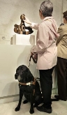 La exposición Ver y tocar