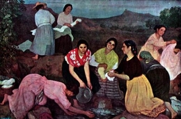 Historia de los aguadores y las lavanderas