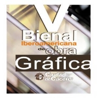 Catálogo V Bienal Iberoamericana de obra gráfica ciudad de Cáceres