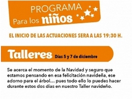 Taller de adornos de Navidad