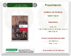 Presentación Libro "Hombres sin fronteras" de Salvador Vaquero