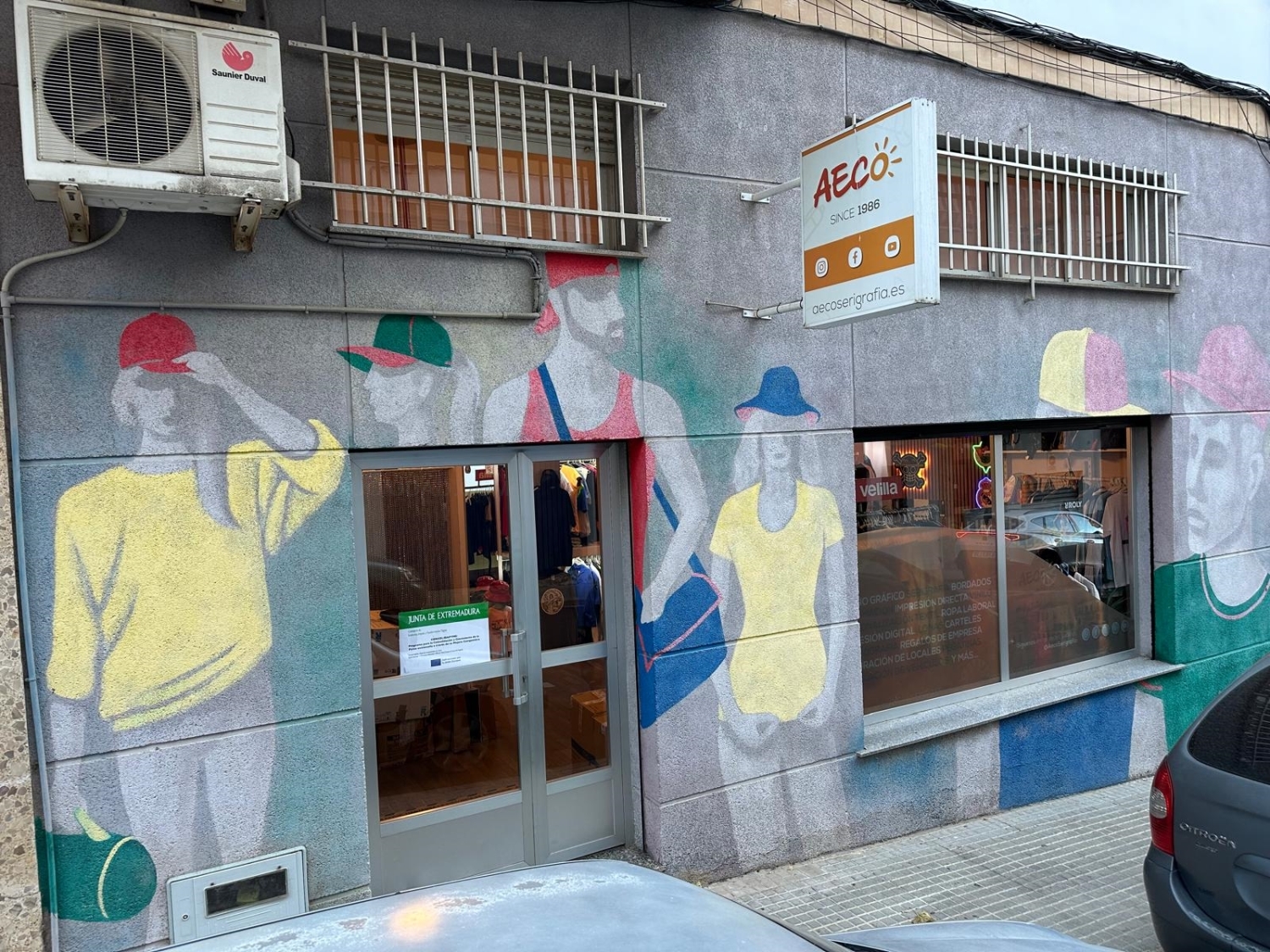 bordados cáceres, estampaciones cáceres, camisetas para peñas cáceres