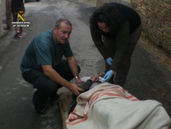 Rescatado un anciano tras días encerrado en un inmueble en Carrascalejo