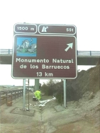 Comienza la instalación de la nueva señalización de destinos turísticos de Extremadura en la Red de Carreteras