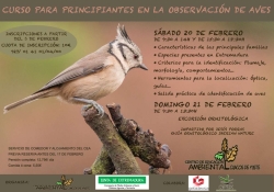 El Centro de Educación Ambiental de Cuacos de Yuste organiza un curso de iniciación en la observación de aves