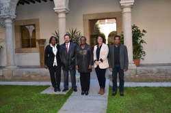 Representantes de la Junta de Extremadura se reúnen con una delegación de Santo Tomé y Príncipe