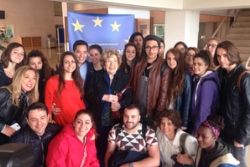 Visita la Universidad de Extremadura, Sofia Corradi impulsora del Programa Erasmus y galardonada con el Premio Carlos V de este año