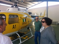 Begoña García muestra la confianza de la Junta al personal del Infoex en el comienzo de la época de peligro alto de incendios