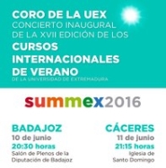 Conciertos inaugurales de los Cursos Internacionales de Verano 2016