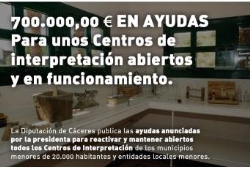 Un total de 700.000 euros para la contratación de dinamizador turístico en los Centros de Interpretación de la provincia