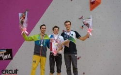 Javier Cano, subcampeón del Mundo Universitario de Escalada Deportiva