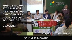La AEXCID apuesta por felicitar la Navidad resumiendo el trabajo realizado en 2016 por la cooperación extremeña.