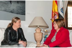 Despoblación e Igualdad centran el encuentro de las Presidentas de la Diputación de Cáceres y de la Asamblea de Extremadura