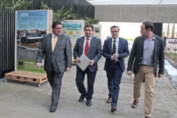 60 representantes de una veintena de diputaciones se han dado cita en Badajoz en un foro de debate sobre la gestión del agua.