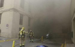 Incendio en el hospital Virgen de la Montaña de Cáceres