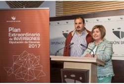 La Presidenta presenta el Programa Extraordinario de Inversiones de la Diputación dotado con 6 millones de euros-